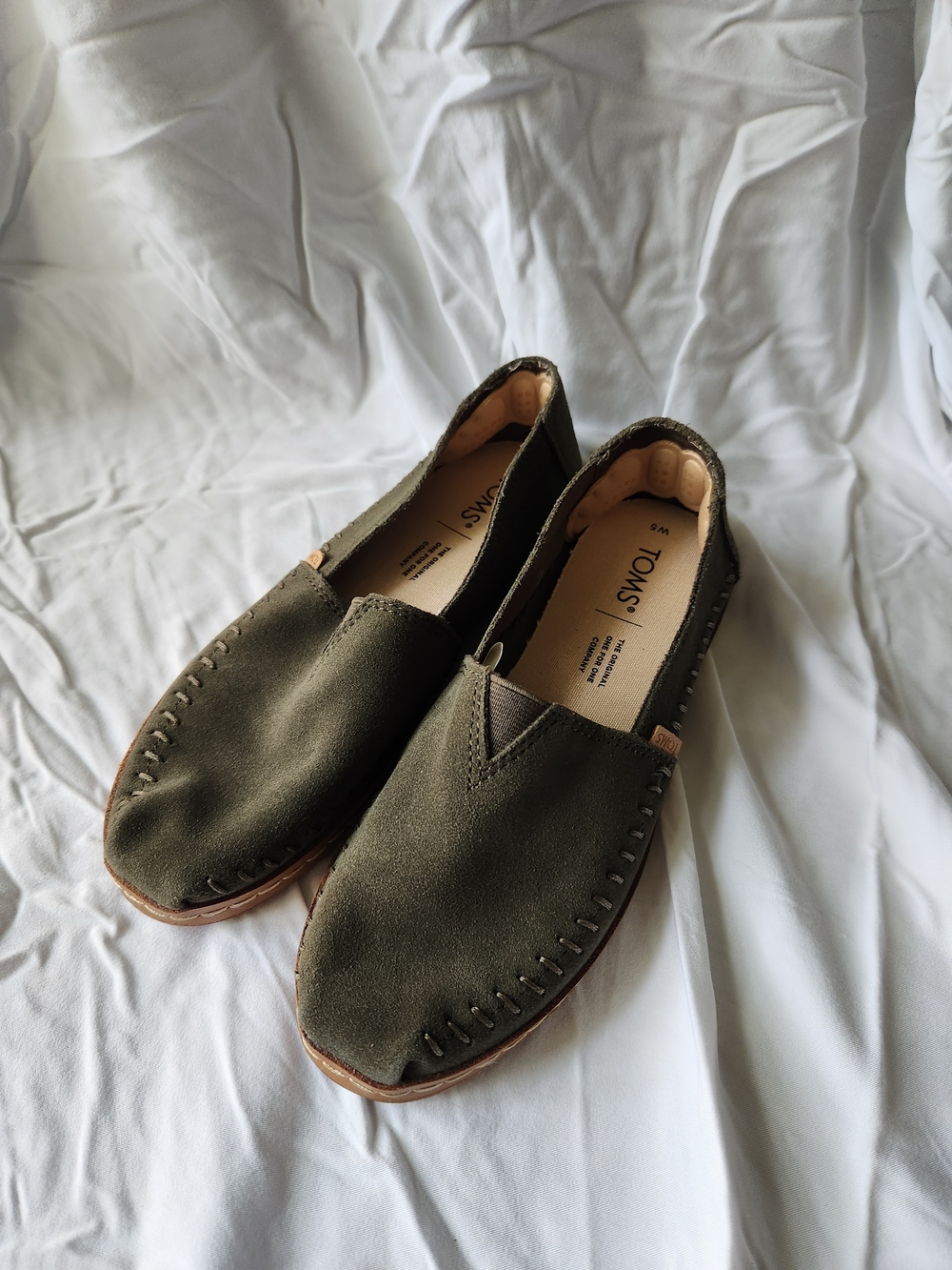 Tom's Green Loafers - 5W